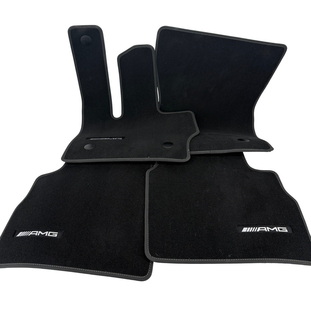 Mercedes Benz AMG G-Class W463 Floor Mats Black 4pc Set A4636803511 A4636803711